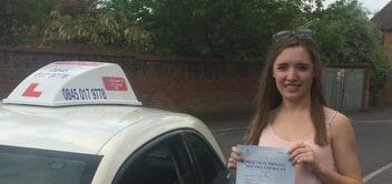 First Time Pass!! Congratulations to Beth Strong from Hedge End
