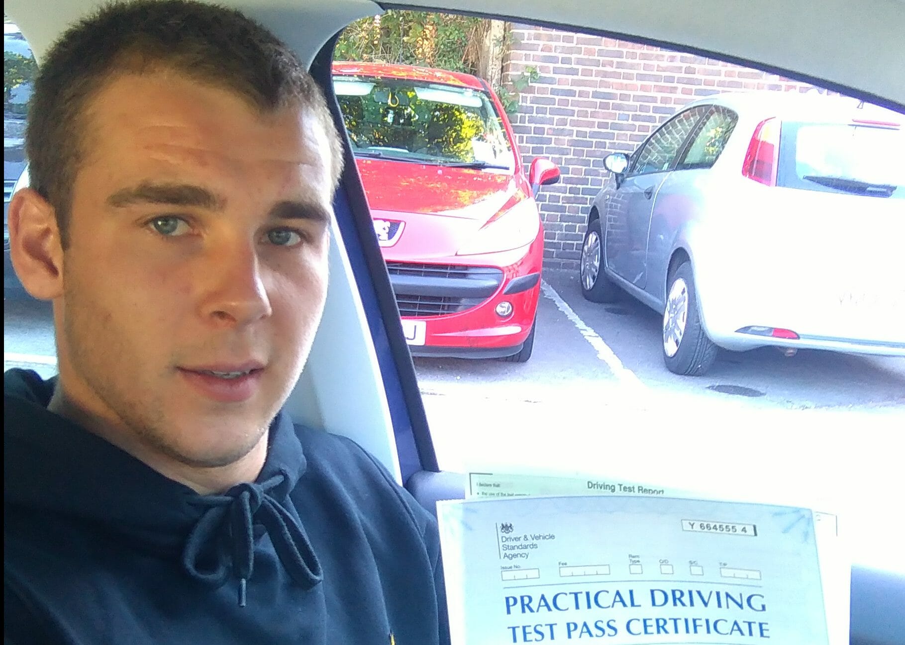 First Time Pass and Zero Faults!! Well done Joe Francis of Worthing