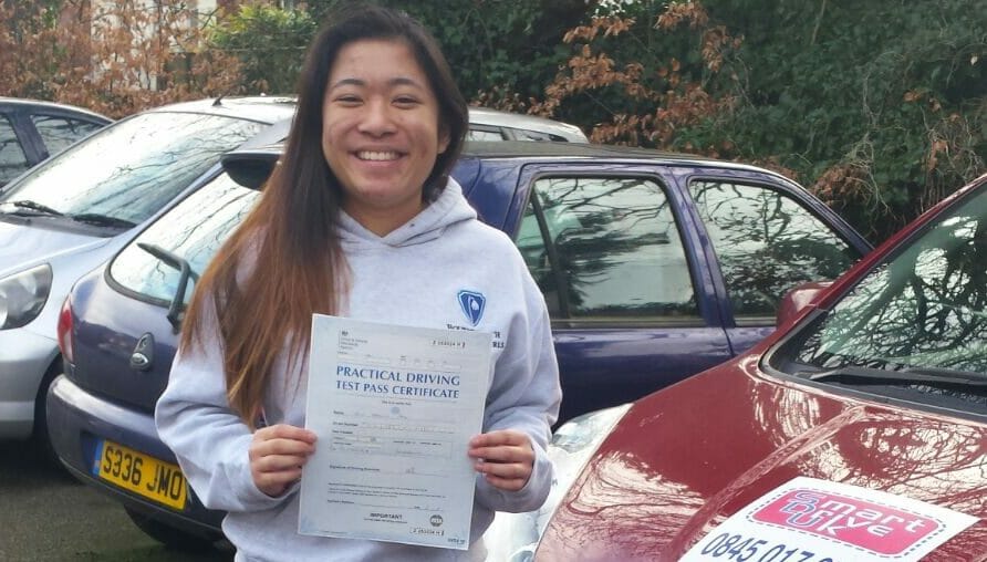 First Time Pass!! Congratulations to Jasmine Pang from Bournemouth