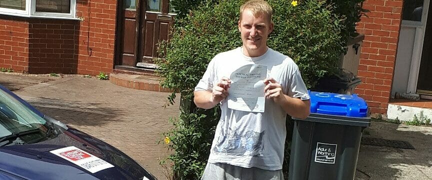 First Time Pass!!! Well done to Chris Reeves from Worthing