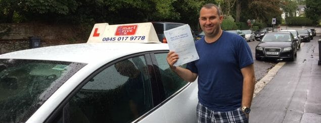 First Time Pass!! Congratulations to David of Worthing