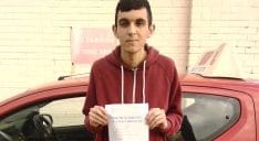 First Time Pass!! Well done to Declan Kalli from Bognor Regis.