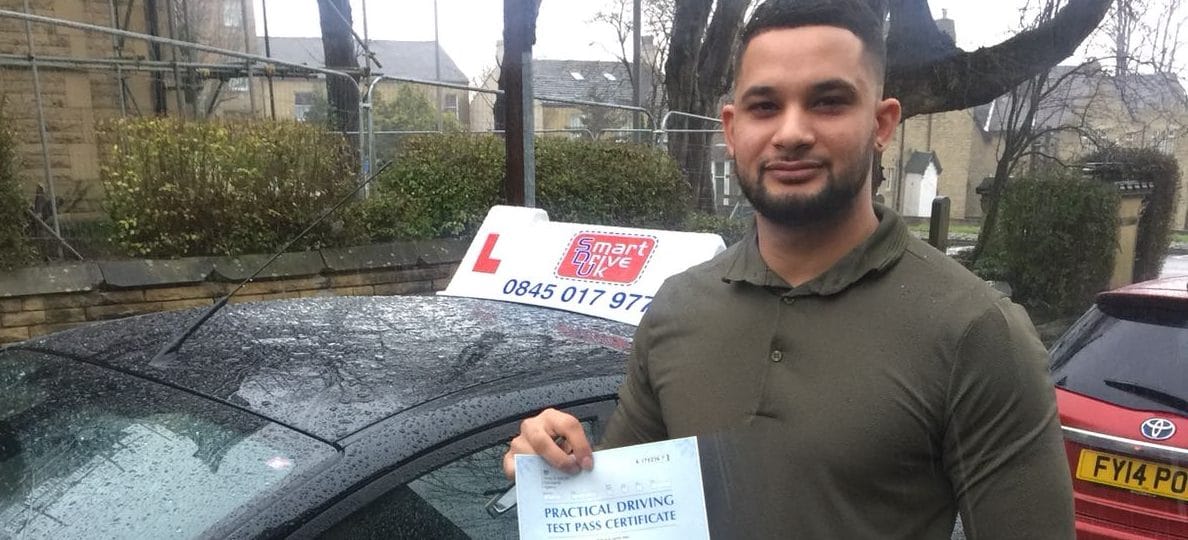 First Time Pass !! Well done to Mohammed Hasan of Huddersfield