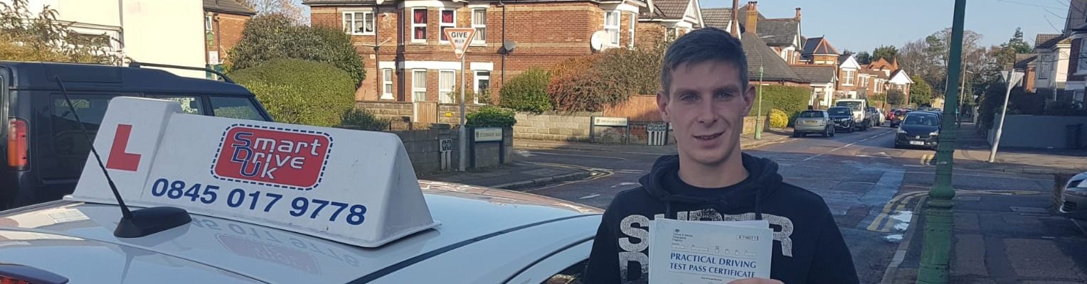 First Time Pass !! Well done to Callum from Bournemouth