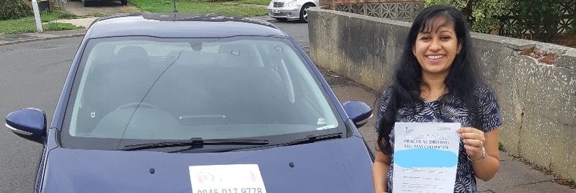 First Time Pass !! Well done to Lumina from Worthing